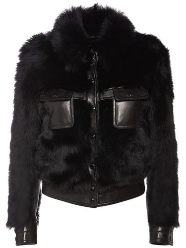 Weiche Jacke Aus Leder Und Shearling - TOM FORD - Modalova