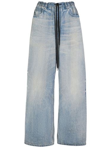 Oversized Denim Baggy Pants - BALENCIAGA - Modalova