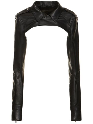 Chaqueta Bolero De Piel - RICK OWENS - Modalova