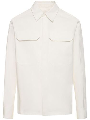 Camisa De Gabardina De Algodón - JIL SANDER - Modalova