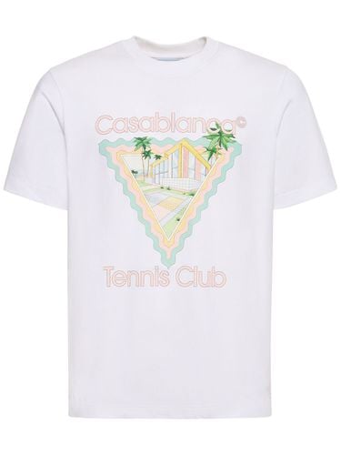 Maison De Reve Printed Cotton T-shirt - CASABLANCA - Modalova