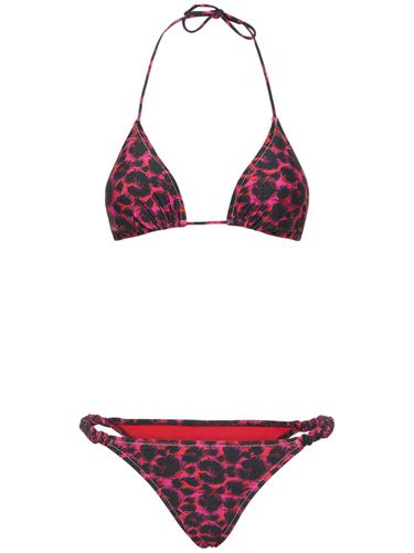 Bedruckter Triangel-bikini „scrunchie“ - REINA OLGA - Modalova