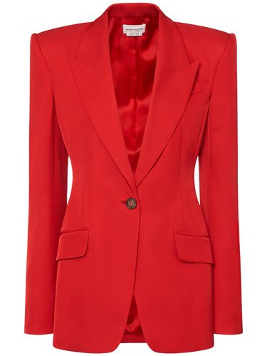 Taillierte Jacke Aus Viskose - ALEXANDER MCQUEEN - Modalova