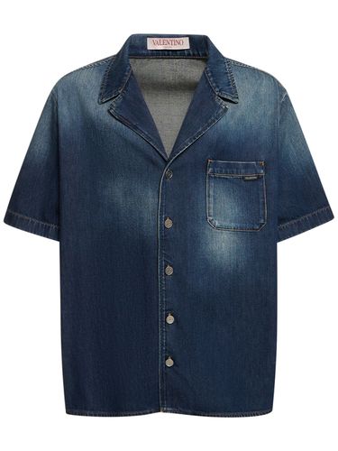 Camicia In Denim - VALENTINO - Modalova