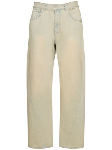 Slash Sand Wash Wide Denim Jeans - AFTER PRAY - Modalova