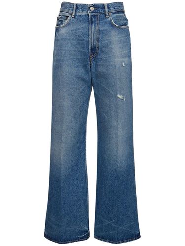 Wide Leg High Waist Denim Jeans - ACNE STUDIOS - Modalova