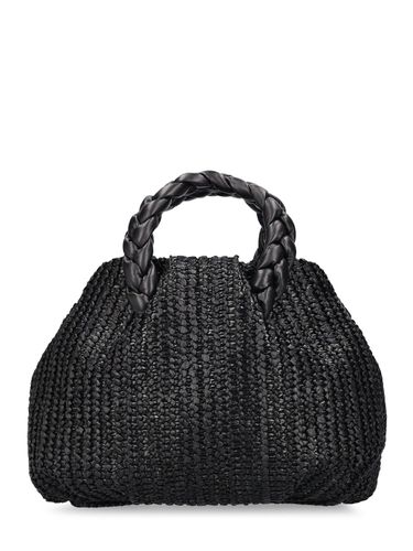 Medium Bombon Raffia Top Handle Bag - HEREU - Modalova