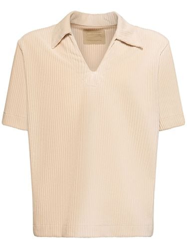 Camiseta Polo De Terciopleo De Algodón - GIORGIO BRATO - Modalova