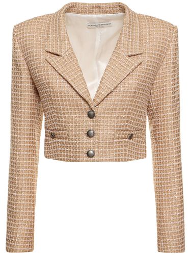 Chaqueta Corta De Tweed Con Lentejuelas - ALESSANDRA RICH - Modalova