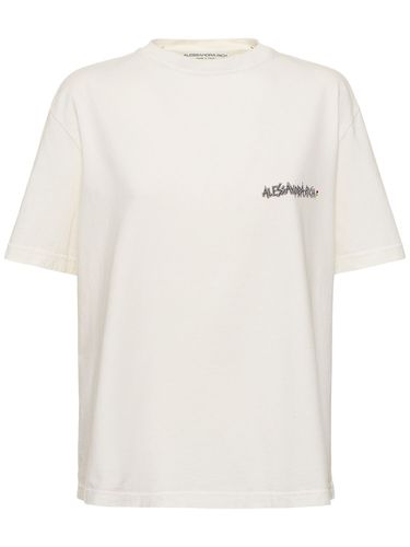 T-shirt Aus Jersey - ALESSANDRA RICH - Modalova