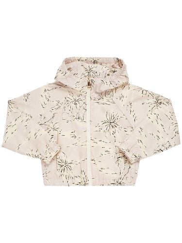 Chaqueta De Nylon Estampada - MONCLER - Modalova