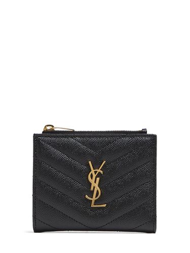 Cartera De Piel - SAINT LAURENT - Modalova