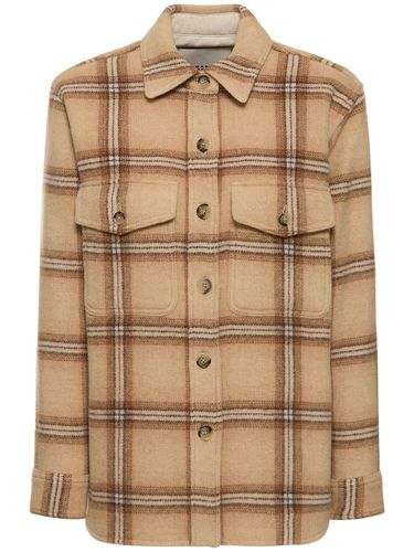 Faxona Checked Wool Jacket - ISABEL MARANT - Modalova