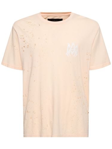 T-shirt Aus Baumwolljersey Mit Logo „ma“ - AMIRI - Modalova