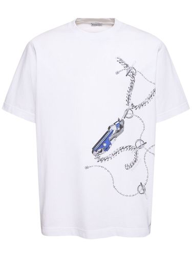 Printed Cotton T-shirt - BURBERRY - Modalova