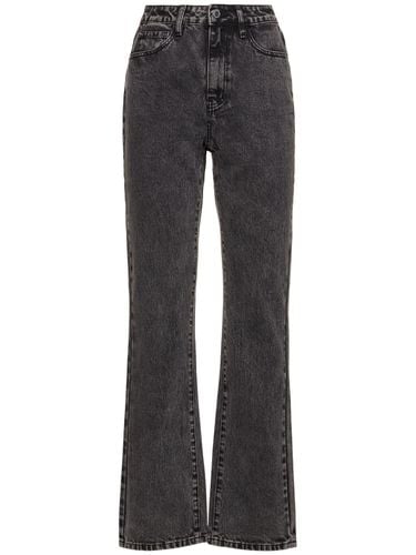 High Rise Relaxed Straight Denim Jeans - WEWOREWHAT - Modalova