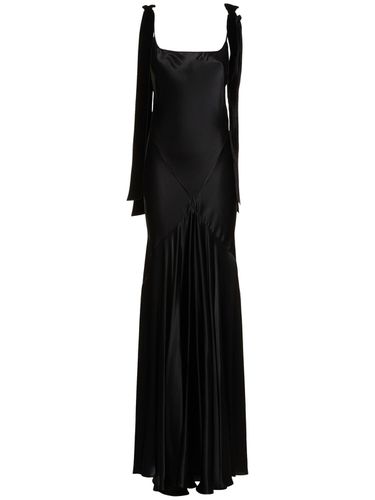 Flared Satin Long Dress - NINA RICCI - Modalova