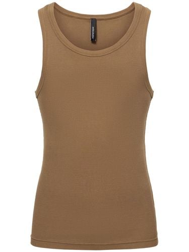 Rib Cotton Tank Top - ENTIRE STUDIOS - Modalova