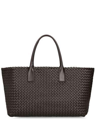 Bolso Mediano Cabat De Piel - BOTTEGA VENETA - Modalova