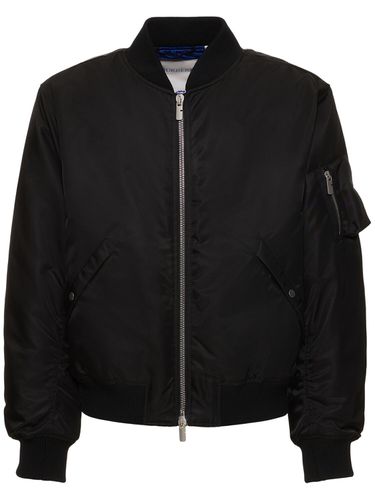 Bomber In Nylon - BURBERRY - Modalova