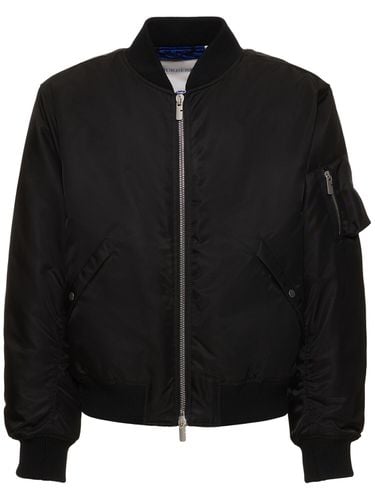 Chaqueta Bomber De Nylon - BURBERRY - Modalova