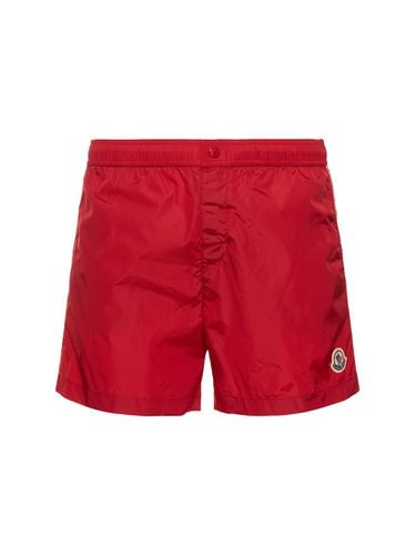 Logo Nylon Swim Shorts - MONCLER - Modalova