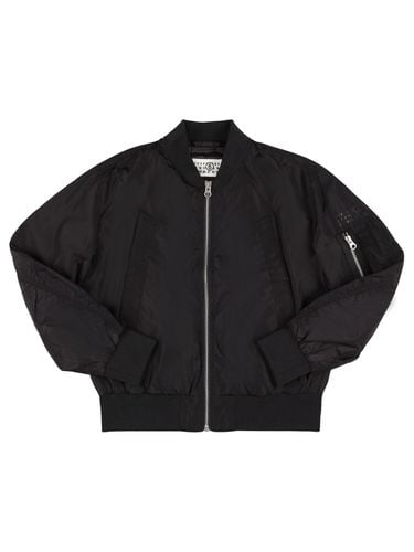 Chaqueta Bomber De Nylon - MM6 MAISON MARGIELA - Modalova