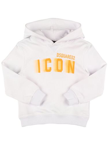 Sudadera Con Capucha Y Estampado - DSQUARED2 - Modalova