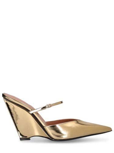 Mm Rube Metallic Leather Wedges - D'ACCORI - Modalova