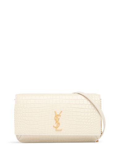 Bolso Para El Teléfono Móvil De Piel Monogram - SAINT LAURENT - Modalova