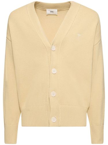 Cardigan Adc In Cotone E Lana - AMI PARIS - Modalova