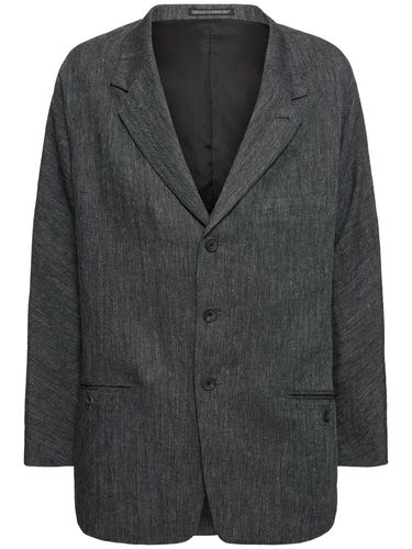 Blazer W In Gabardina Con Maniche Raglan - YOHJI YAMAMOTO - Modalova