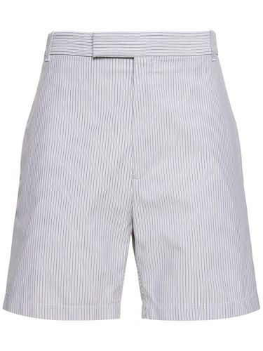 Gerade Geschnittene Baumwollshorts - THOM BROWNE - Modalova