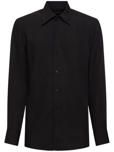 Camicia In Misto Seta - TOM FORD - Modalova