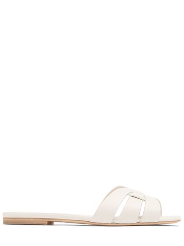 Sandalias "nu Pieds" De Piel 10mm - SAINT LAURENT - Modalova