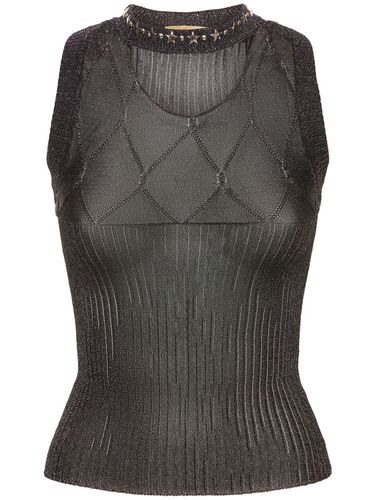 Jin Metal Fiber Knit Tank Top - CORMIO - Modalova