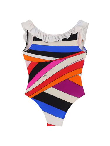 Bañador Entero De Lycra Con Volantes - PUCCI - Modalova