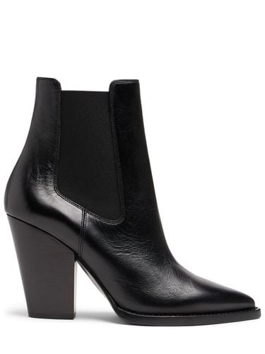 Mm Hohe Chelseastiefel Aus Leder „theo“ - SAINT LAURENT - Modalova