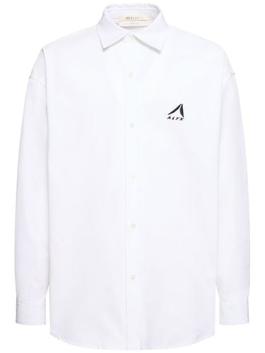 Logo Embroidery Cotton Poplin Shirt - 1017 ALYX 9SM - Modalova