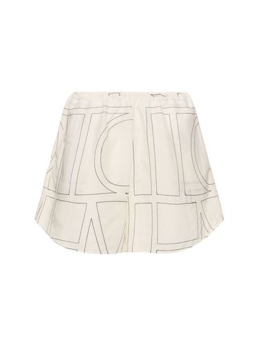 Shorts De Pijama De Algodón - TOTEME - Modalova