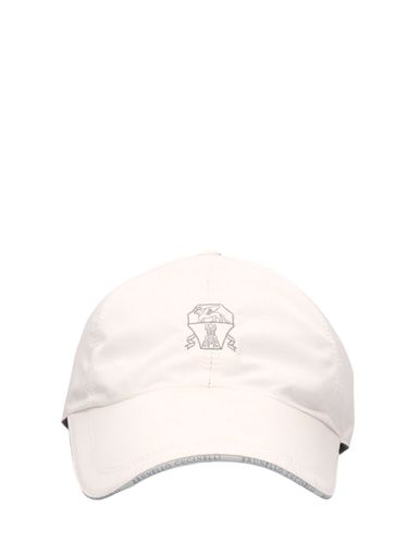 Cappello Baseball Con Logo - BRUNELLO CUCINELLI - Modalova