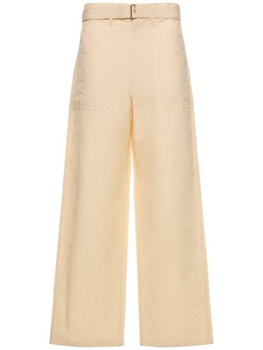 Linen & Cotton Straight Pants - AURALEE - Modalova