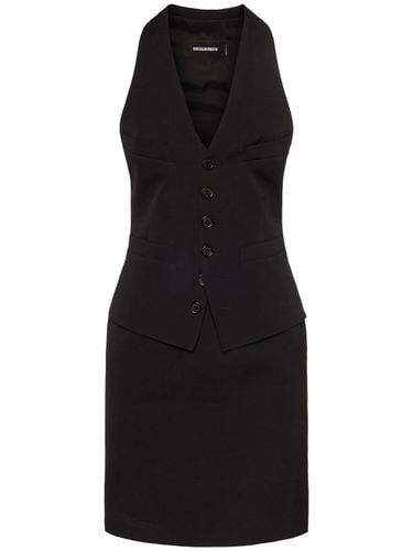 Minikleid Aus Stretch-wolle - DSQUARED2 - Modalova