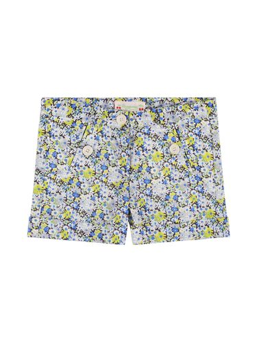 Shorts De Popelina De Algodón Estampados - BONPOINT - Modalova