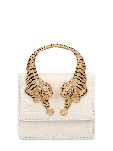 Bolso Mediano Roar De Piel Efecto Cocodrilo - ROBERTO CAVALLI - Modalova