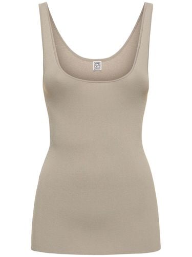 Tank Top De Punto De Viscosa - TOTEME - Modalova