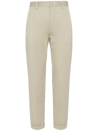 Cotton One Pleats Pants - DSQUARED2 - Modalova