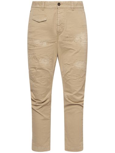 Ripped Sexy Cotton Blend Cargo Pants - DSQUARED2 - Modalova