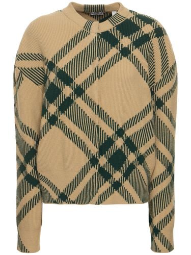 Cardigan Aus Wollmischstrick - BURBERRY - Modalova