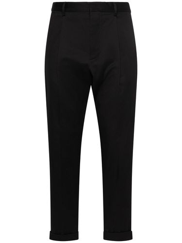 Pantaloni In Cotone Con Pince - DSQUARED2 - Modalova